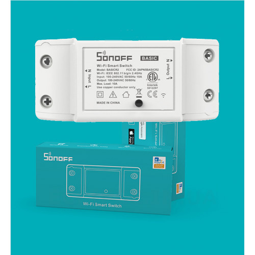 Sonoff BASIC R2 WiFi Бездротовий перемикач для розумного будинку з таймером ANDROID, iOS від SONOFF за 250грн 