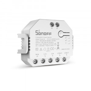 Sonoff DualR3 Двоканальний інтелектуальний перемикач з вимірюванням потужності