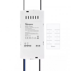 Sonoff iFan04 WiFi пристрій керування швидкістю вентилятора (двигуна) і освітлення з пульта і смартфона