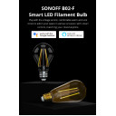 SONOFF B02-F Умная Wi-Fi светодиодная филаментная лампа с цоколем из стекла от SONOFF за 385грн (код товара: BF)