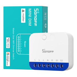 Вимикач регулятор яскравості димер SONOFF MINI Extreme (Matter через Wi-Fi) | MINI-DIM Вимикач регулятор яскравості димер SONOFF MINI Extreme (Matter через Wi-Fi) | MINI-DIM