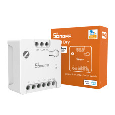 SONOFF MINI-ZBD  Zigbee інтелектуальний комутатор із сухими контактами та підтримкою NO/NC, гнучким живленням AC/DC