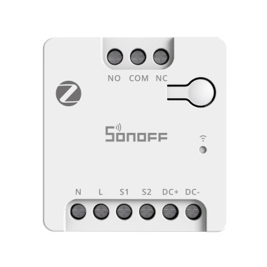 SONOFF MINI-ZBD  Zigbee інтелектуальний комутатор із сухими контактами та підтримкою NO/NC, гнучким живленням AC/DC