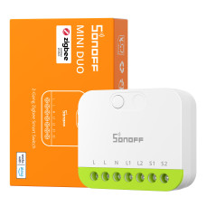 SONOFF MINI-DUO — 2-канальний інтелектуальний вимикач Zigbee