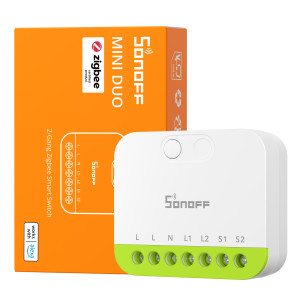 SONOFF MINI-DUO — 2-канальний інтелектуальний вимикач Zigbee SONOFF MINI-DUO — 2-канальний інтелектуальний вимикач Zigbee