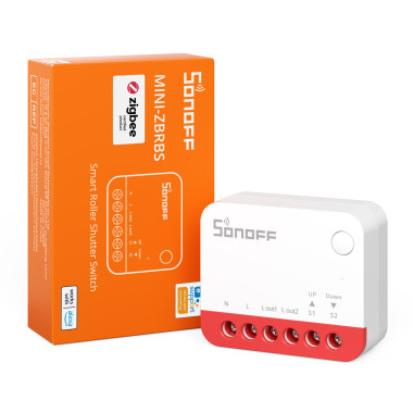 Zigbee пристрій керування штор/ролети Sonoff MINI-ZBRBS Zigbee пристрій керування штор/ролети Sonoff MINI-ZBRBS