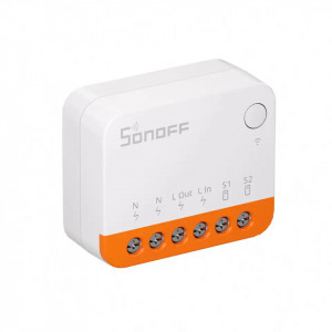 Sonoff MINI R4 Extreme прохідний WiFi контролер для 1-го або 2-х вимикачів Розумного Будинку  Ewelink з таймером 