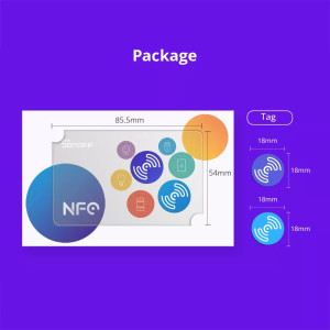 SONOFF NFC Tag мітка 2шт.