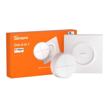 Кнопка Zigbe сценаріїв SONOFF 4-e-1 (SNZB-01M) Кнопка Zigbe сценаріїв SONOFF 4-e-1 (SNZB-01M)