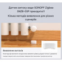 Датчик утечки воды SONOFF Zigbee | SNZB-05P с батарейкой от SONOFF за 465грн (код товара: SNZB-05P)