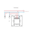 Sonoff TX Ultimate Сенсорный WiFi Настенный выключатель от 1 до 4 кнопок с подсветкой, звуком, вибрацией и возможностью сменных кнопок от SONOFF за 1 195грн (код товара: TXU)