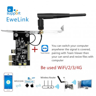 WIFI пристрій керуванням живлення комп’‎ютера, вимикання / включення, таймер ПО EWelink (Sonoff) зі смартфона