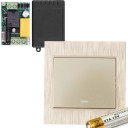 Настенный тактовый 1 кнопка -Золото до 50 метров +105грн