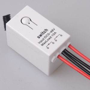 Одно-канальний універсальний дистанційний вимикач (малогабаритний) на 5 - 48 Вольт постійного  струму DC В 433 МГц