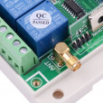 8-ми канальний універсальний дистанційний вимикач на 12 - 36 Вольт на DIN - рейку від AOKE за 945грн