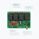 Промышленный 4-канальный радиовыключатель AK-C240407 с джойстиком (DC 12-48V) от AOKE за 2 195грн (код товара: AK-K250813DC)