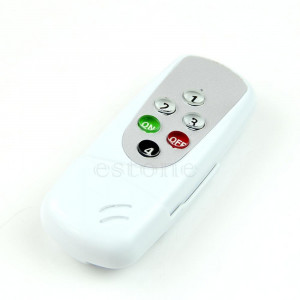 Чотирьохканальний дистанційний вимикач на 220 вольт тип А2 (кнопки платик) з кронштейном до пульта