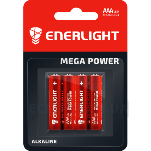 Батарейка Enerlight Mega Power AAA от Enerilght за 20грн (код товара: AAAE)