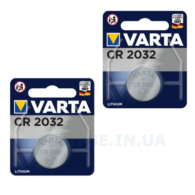 VARTA CR2032 Літієва 2шт. +60грн