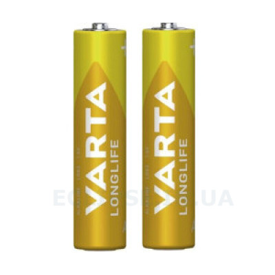 VARTA AAA Longlife * 2шт. Алкалайновая +30грн
