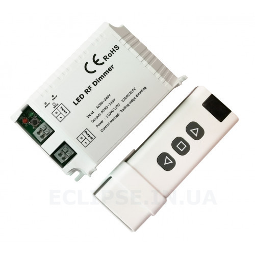 Дистанційний вимикач / диммер з пультом і регулюванням яскравості освітлення на 220 Вольт, з пам’‎яттю стану від CHINA за 915грн