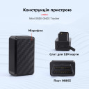 MV66 GPS GSM GPRS OBD Автомобильный трекер-локатор реального времени, с голосовым контролем и бесплатным приложением от MiCODUS за 695грн (код товара: MV66)