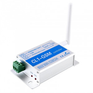 Одно-канальне GSM реле на 220 В (9-12 В) CL1-GSM на 5 авторизованих абонентів