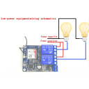 Двухканальное GSM реле по SMS (выключатель) UNV 9/12/24/30 Вольт на SIM800C и STM32 (Без корпуса) от RCMALL за 1 010грн (код товара: UNV2)