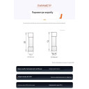 Запобіжник постійного струму до 1000 Вольт на 15A 16A 20A 25A 30А або 32A для захисту сонячної системи 10x38 мм від CNMGN (Мінгао) за 50грн (код товару: MG0)