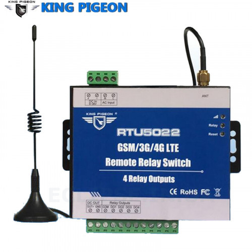 GSM/GPRS реле на 8 выходов RTU5022 промышленного типа с протоколом TCP/IP от KING PIGEON за 4 375грн (код товара: RTU5022)