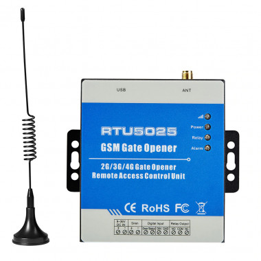 Одно-канальне GSM реле на 9-36 В RTU5025 з цифровими входами і вбудованим акумулятором