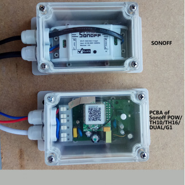 Sonoff IP66 водонепроникна розподільна коробка для Basic / RF / DUAL / Pow