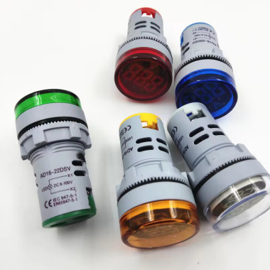 Вольтметр індикатор вимірювання напруги  мережі AC 40-500В на з LED дисплеєм