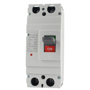 2-полюсный DC модульный автоматический солнечный выключатель постоянного тока до 500 Вольт 300A 350A 400A MCCB для фотоэлектрической системы