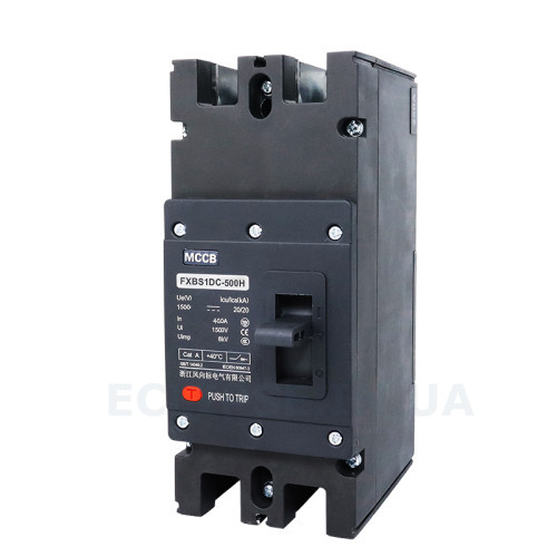 2-полюсный DC модульный автоматический солнечный выключатель постоянного тока до 1500 Вольт300A 350A 400A MCCB для фотоэлектрической системы от SZDQ за 4 995грн (код товара: 300M3)