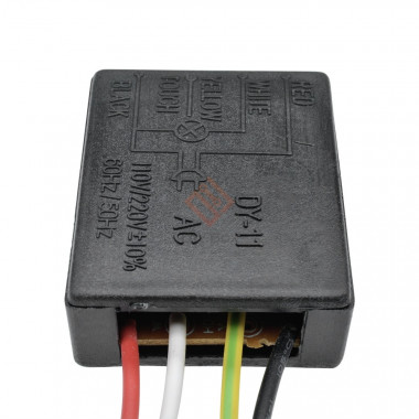 Сенсорний вимикач-димер (вкл.>тьмяно>середньо>яскраво>вимк.) 3 рівня на 220 Вольт для ламп, світильників, бра - в корпусі