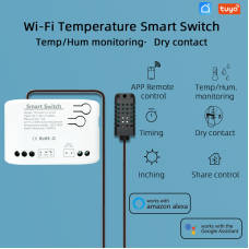 WiFi реле з підтримкою контролю температури та вологості Tuya (Smart Life)