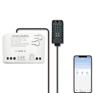 WiFi реле з підтримкою контролю температури та вологості Tuya (Smart Life) WiFi реле з підтримкою контролю температури та вологості Tuya (Smart Life)