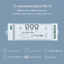 Двухканальный Беспроводной WiFi+Радио на 433 МГц Выключатель с релейным выходом на 7-32 или 220 Вольт для Tuya (Smart Life) от EACHEN за 535грн (код товара: 2ST)