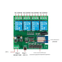 4-х канальный WIFI+Радио 433 МГц выключатель-реле (сухой контакт) на 5/7-32 Вольт или 5/85 -265 Вольт приложение Tuya или SmartLife от Qiachip за 595грн (код товара: 4SRT)