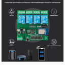 4-х канальный WIFI+Радио 433 МГц выключатель-реле (сухой контакт) на 5/7-32 Вольт или 5/85 -265 Вольт приложение Tuya или SmartLife от Qiachip за 595грн (код товара: 4SRT)