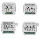 Мини WiFi выключатель-реле без нейтрали с локальным управлением от 1 до 4 каналов для Tuya (SmartLife) от Qiachip за 365грн (код товара: B201L)