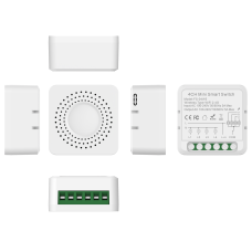 Чотрирьохканальний міні WiFi вимикач-реле (на 4 навантаження) з локальним керуванням для Tuya (SmartLife)