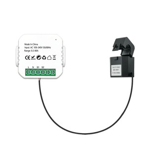 WiFi пристрій рахування енергії, лічильник для до 80 Ампер Tuya (SmartLife)