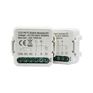 WIFI выключатель с сухим переключающим контактом реле приложение TUYA (Smartlife)