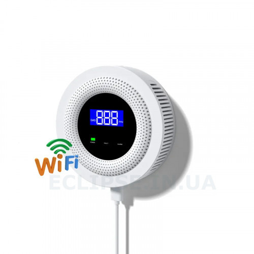 Датчик газу і температури з контролем по WiFi та Радіо 433 МГц з сиреною та LCD дисплеєм від EARYKONG за 745грн (код товару: DGL)