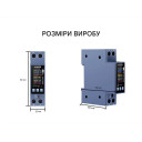 WiFi счетчик электроэнергии 8-в-1 (40A, AC 100-290V) с датчиком температуры и цветным TFT дисплеем от TAXNELE за 845грн (код товара: KWS-303WF)