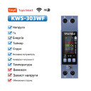 WiFi счетчик электроэнергии 8-в-1 (40A, AC 100-290V) с датчиком температуры и цветным TFT дисплеем от TAXNELE за 845грн (код товара: KWS-303WF)