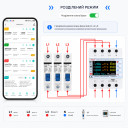 3-х фазное интеллектуальное WiFi устройство счета энеогии (асинхронного типа) с цветным LCD экраном и защитными функциями Tuya (Smart Life) от CHLIUYI за 2 395грн (код товара: LY-C80A)
