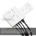 Водозащищенное трехфазное WiFi устройство счета энергии с вольтметром счетчиком на 80А/120А/200A/300A/500А или 1000Ампер для Tuya (SmartLife) от Qiachip за 3 305грн (код товара: PC321)